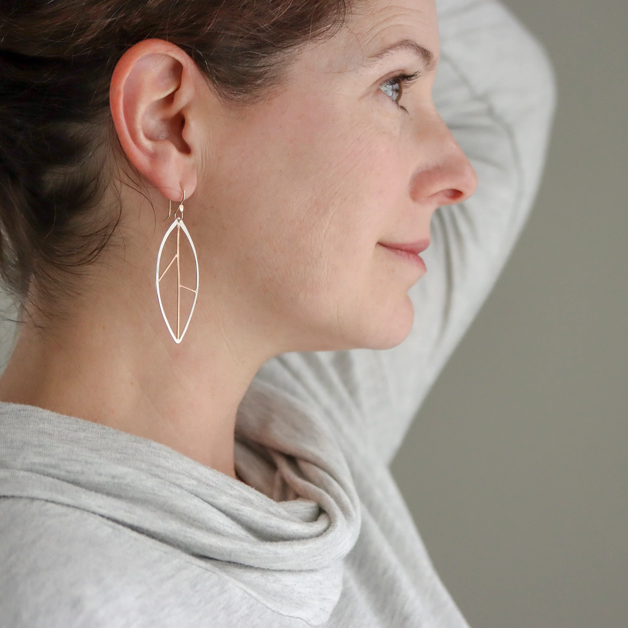 Beech Leaf Earrings - Image 5