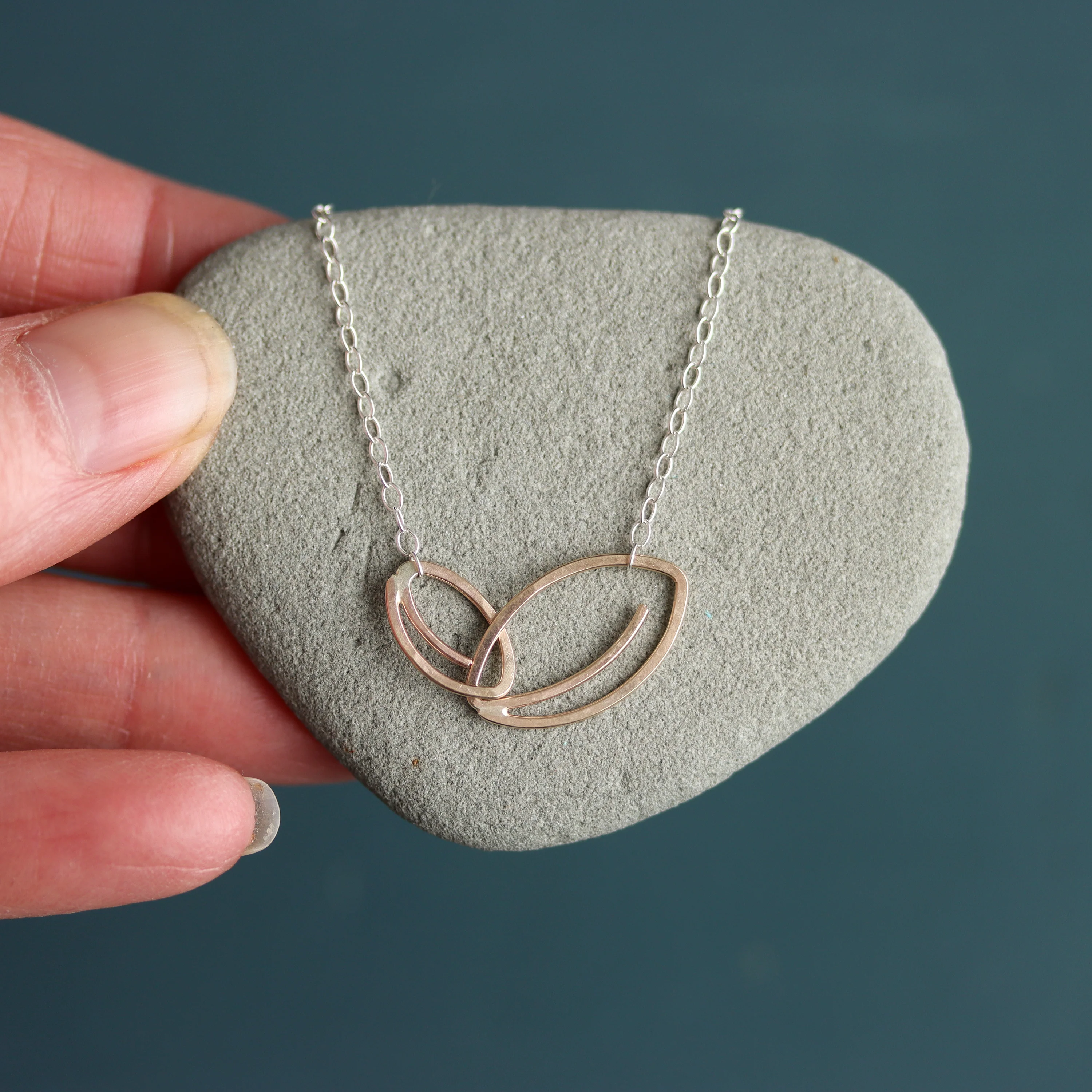 Linked Leaf Necklace - Image 3