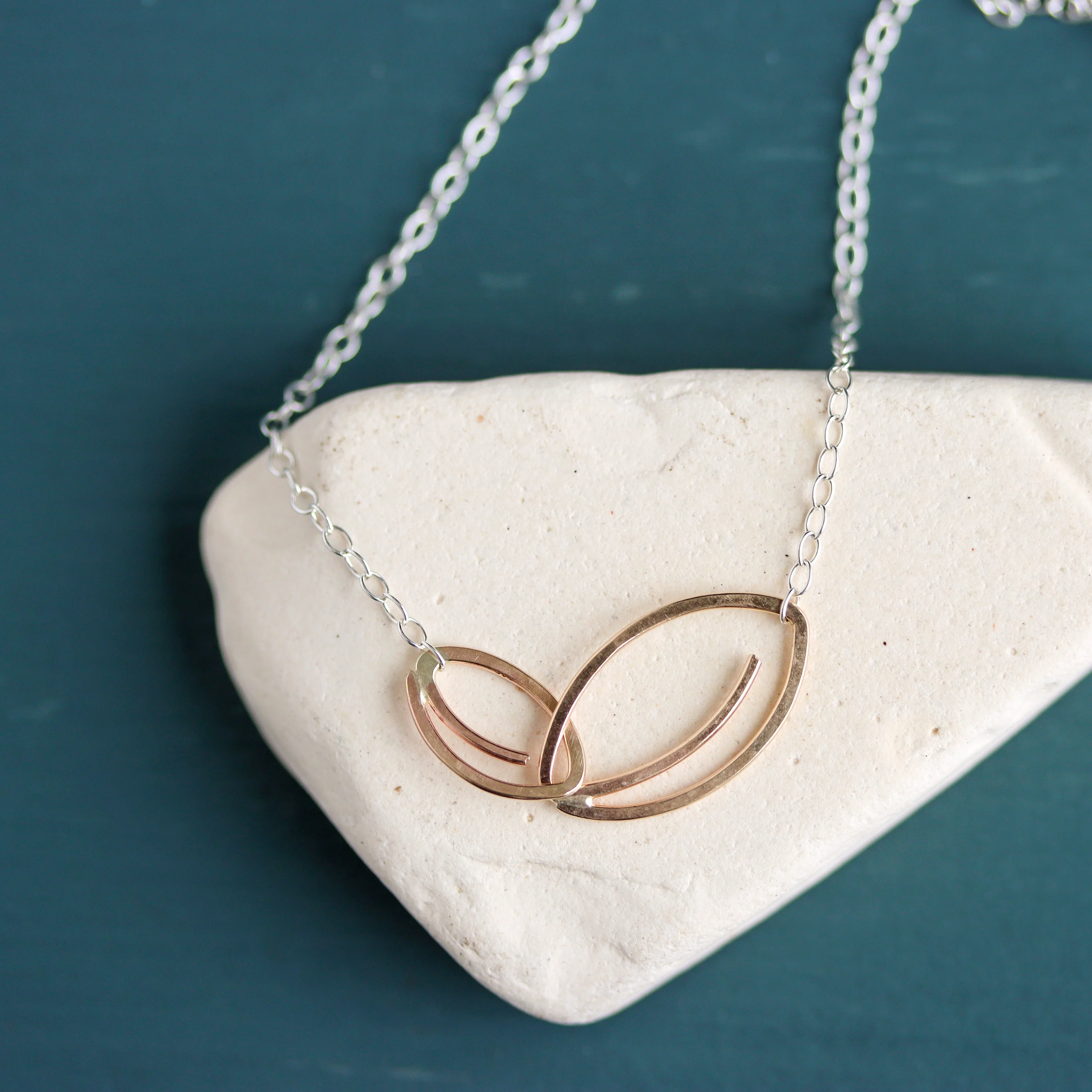 Linked Leaf Necklace - Image 4