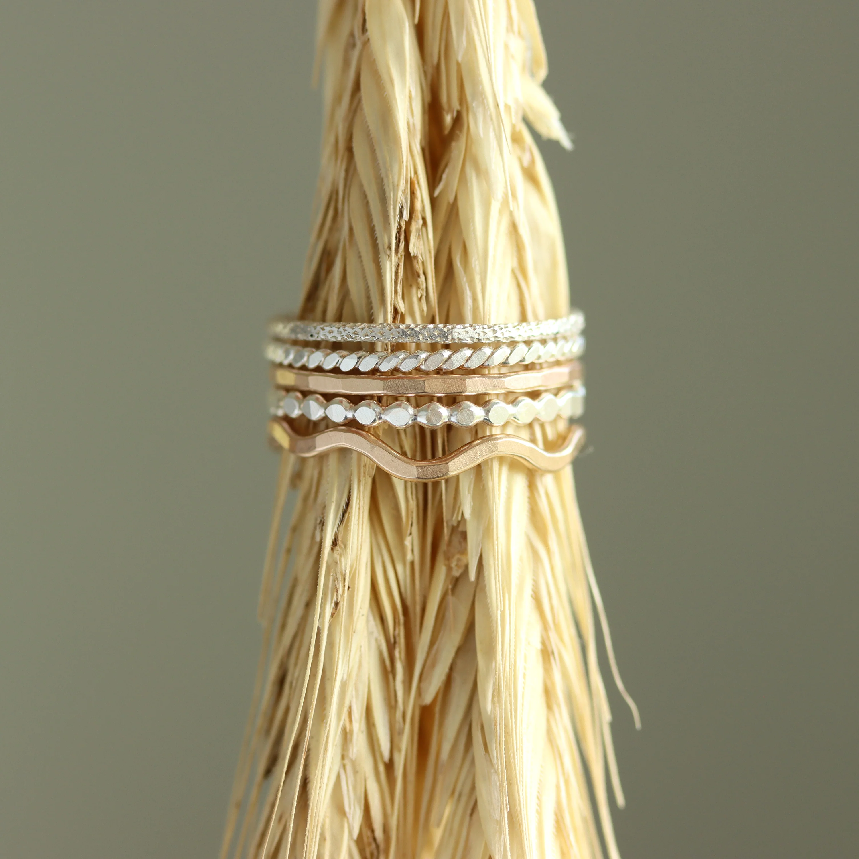 One Of Each Stack: Set of 5 Stacking Rings - Image 3