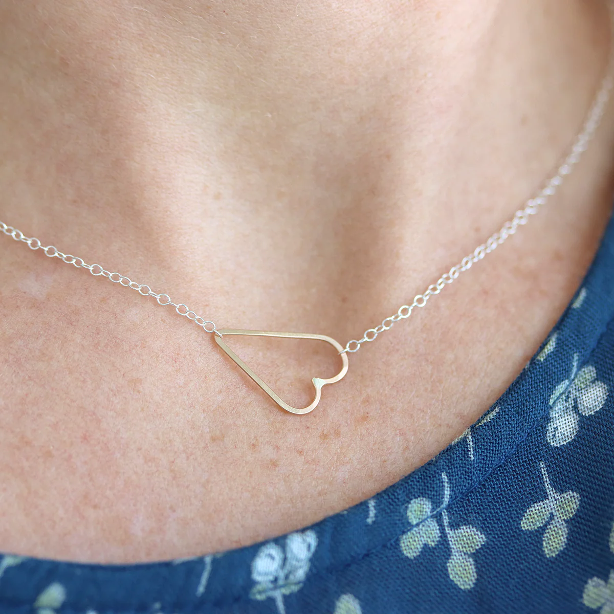 Sideways Heart Necklace - Image 5