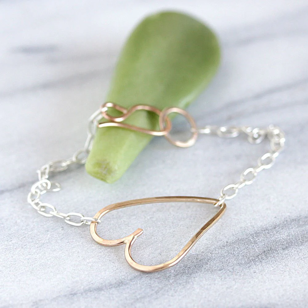 Simple Heart Bracelet - Image 3